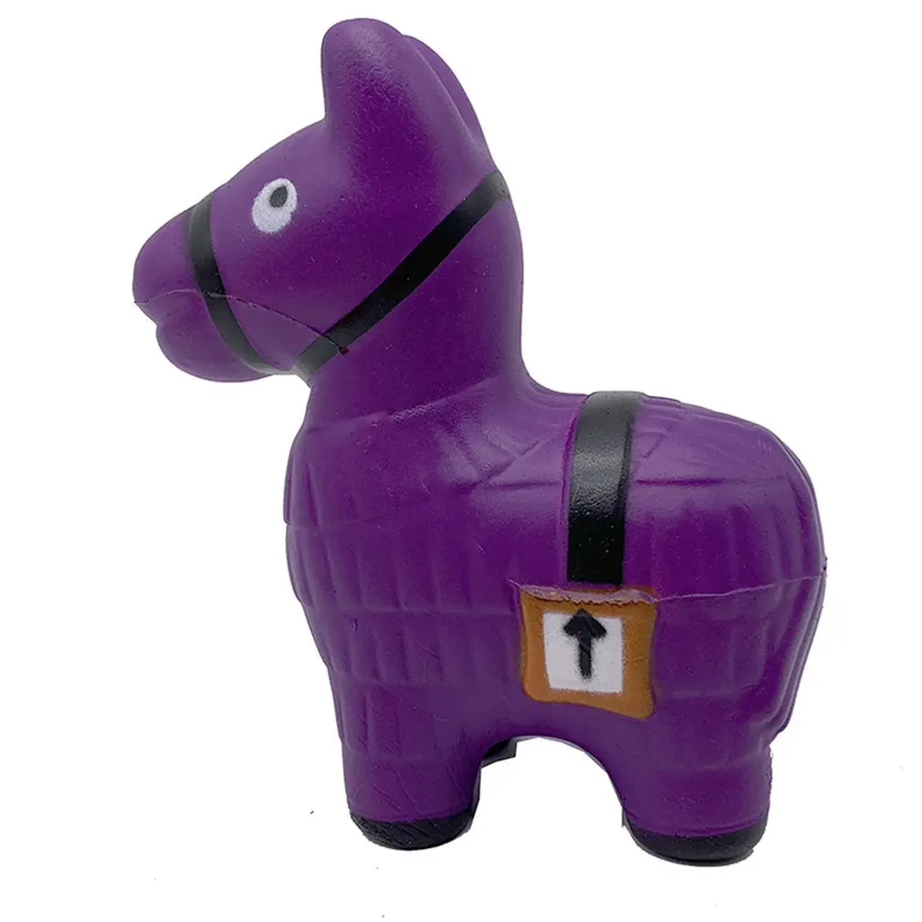 Фиолетовый Медленный отскок моделирование битва лошадь ПУ медленный отскок вспенивание декомпрессии игрушка, которая сжимает медленно и медленно подборы - Цвет: Фиолетовый