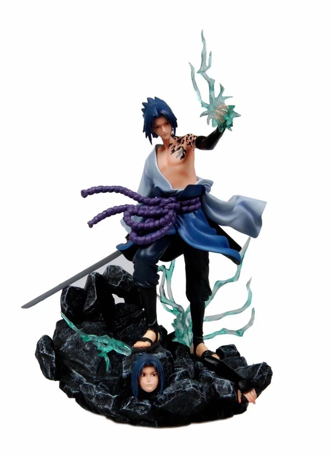 Наруто Аниме GK Uchiha Sasuke мультфильм рисунок 27 см