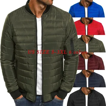 

ZOGGA Mens Winter Coats 6 Colors Plus Size S-3XL Men Fashion Autumn Puffer Jacket Coat Cotton-padded Warm Clothes Men Parka