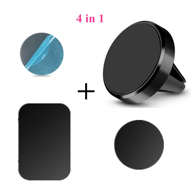 

100Pcs Car Phone Holder Magnetic Air Vent Mount Mobile Smartphone Stand Magnet Support Cell in Car GPS For iPhone X Samsung