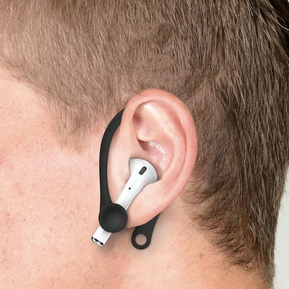 2Pcs Mini Anti-fall Bluetooth Headset Earhooks Earphone Holder for Air-pods 1 2
