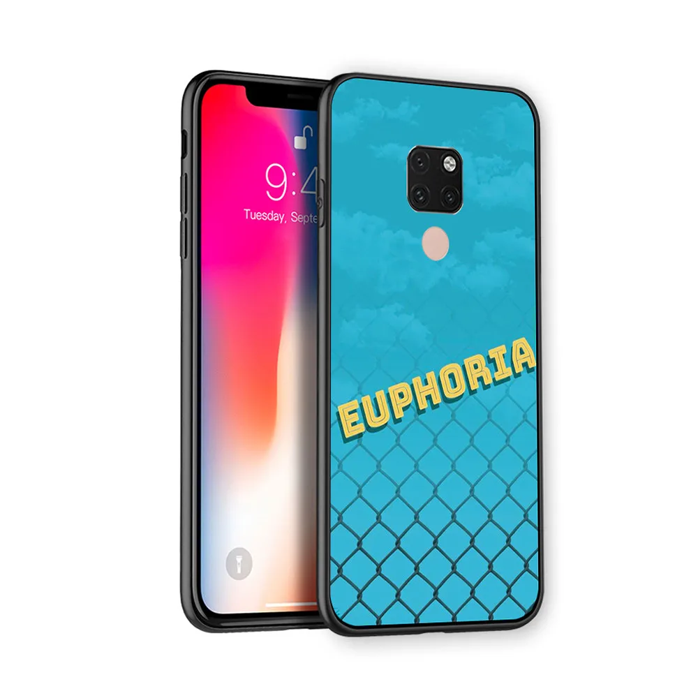 Мягкий чехол из ТПУ для huawei P30 P20 Pro P9 P10 Plus, американские ТВ-серии Euphoria, чехлы для телефонов huawei MATE 10 20 30 Lite