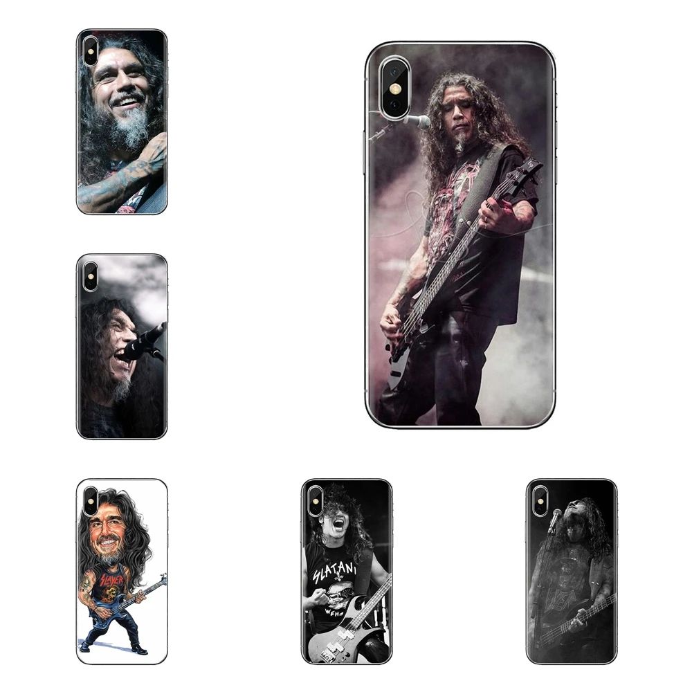 

Silicone Phone Case Cover For iPod Touch Apple iPhone 4 4S 5 5S SE 5C 6 6S 7 8 X XR XS Plus MAX Tom Araya of Slayer Music Loving