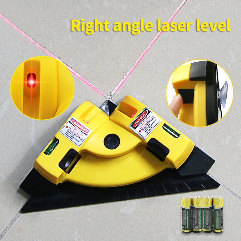 

Hot Selling Right Angle 90 Degree Square Laser Level High Quality Level Tool Laser Measurement Tool Level Laser ±1.5mm/5m лазер