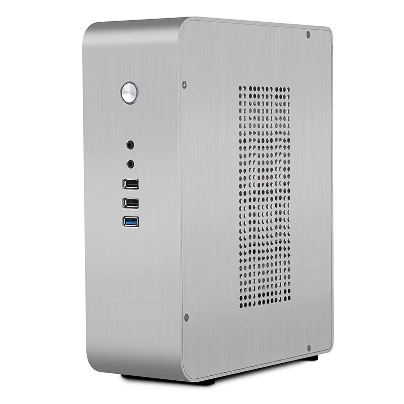 9000 ITX алюминиевый чехол для компьютера HTPC вертикальный маленький мини