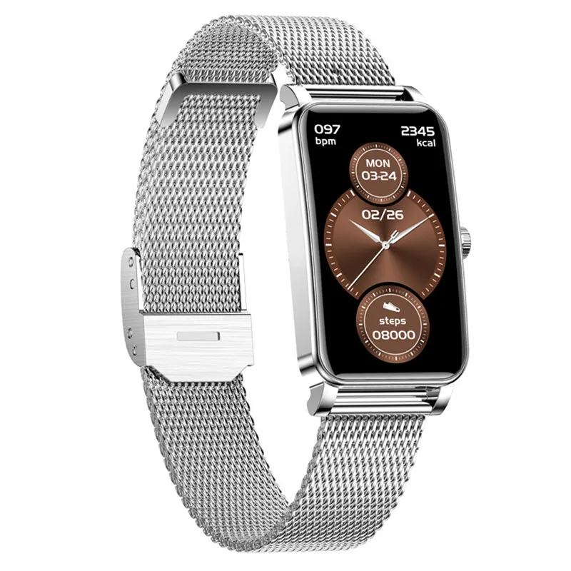 ZX19 Smart Watch Women Girl Fashion Smartwatch Heart Rate Bood Pressure Sports Fitness Wristband Customizable Dial Bracelet 
