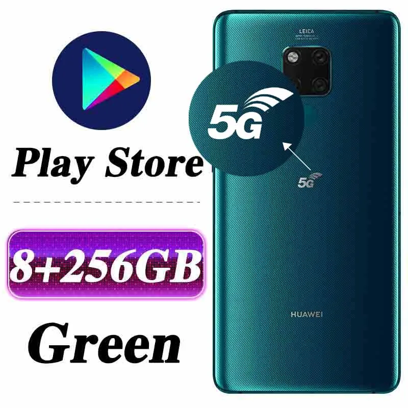 Мобильный телефон huawei mate 20X5G Balong 5000 mate 20X5G версия 7,2 дюймов 8 Гб 256 ГБ Kirin 980 Восьмиядерный 40 Вт SuperCharge - Цвет: 5GVersion 8G256G Gre
