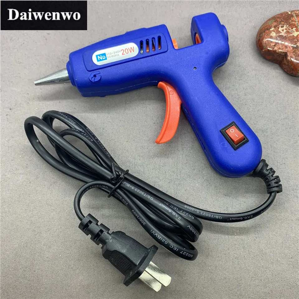 

New Hot Melt Glue Gun 110-240V 50/60HZ Used for Diy Jewelry Toys Sticky
