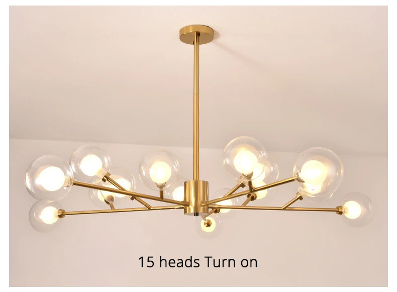 globe chandelier Modern Living LED Chandelier Gold Stylish Tree Branch Lamp Dining Room Restaurant Home Indoor Lighting Decor Ceiling Chandeliers chandeliers