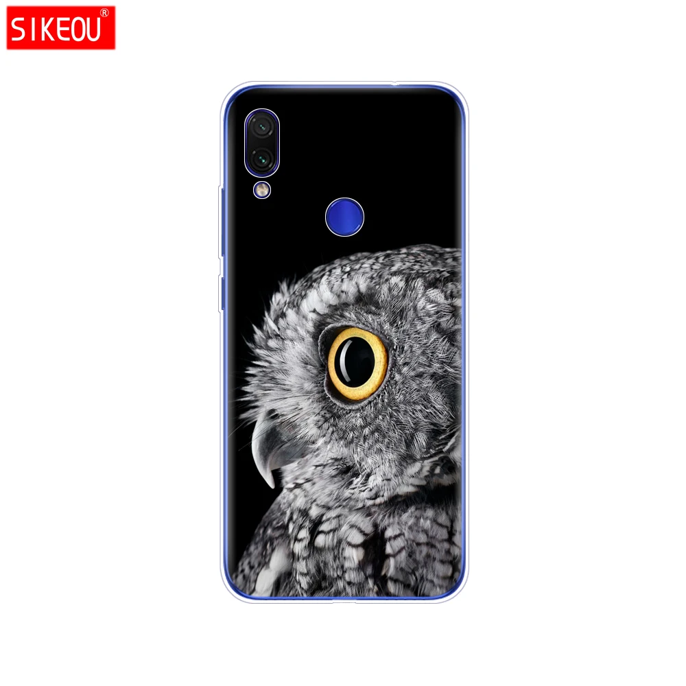 Чехол для Xiaomi Redmi Note 7 силиконовый мягкий чехол из ТПУ с рисунком 6 3 дюйма чехлы