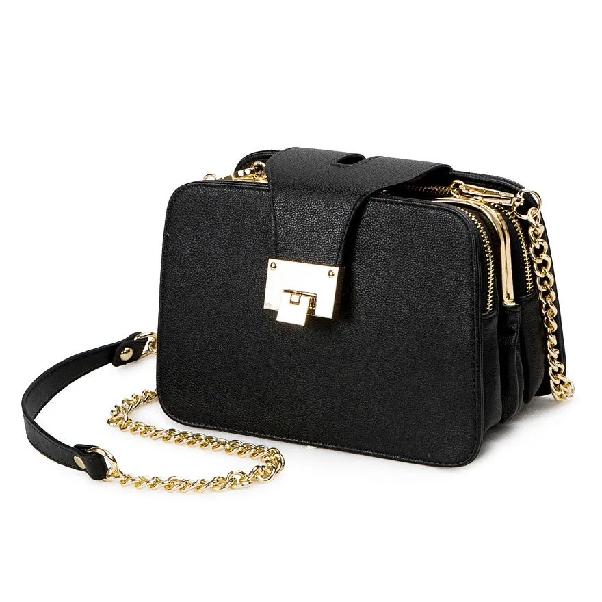 2020 Spring New Fashion Women Shoulder Bag Chain Strap Flap Designer Handbags Clutch Bag Ladies Messenger Bags With Metal Buckle