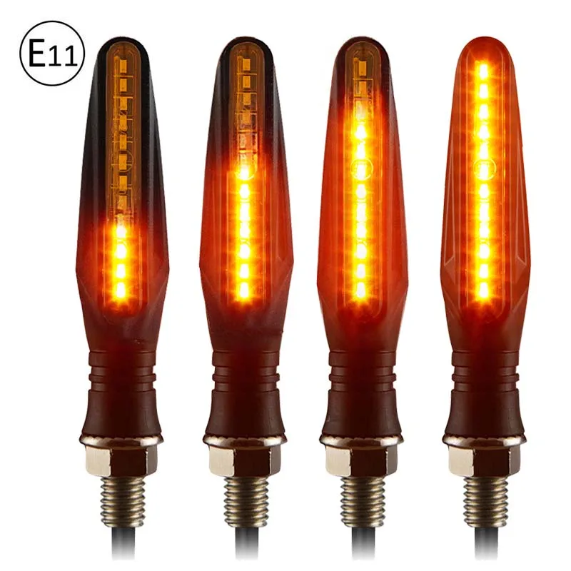 Motorcycle Turn Signal Light E11 Mark Built Relay 335SMD Turn Signals Indicator Flashing Light
