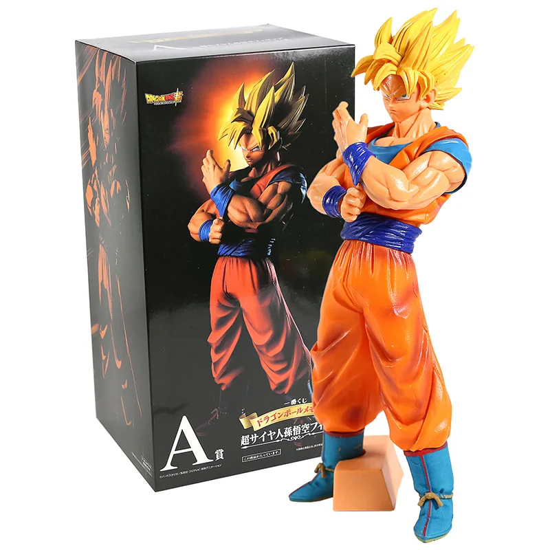 Dragon Ball Z Ichiban Kuji Супер Saiyan Сон Гоку ПВХ фигурка Коллекционная модель игрушки 26 см