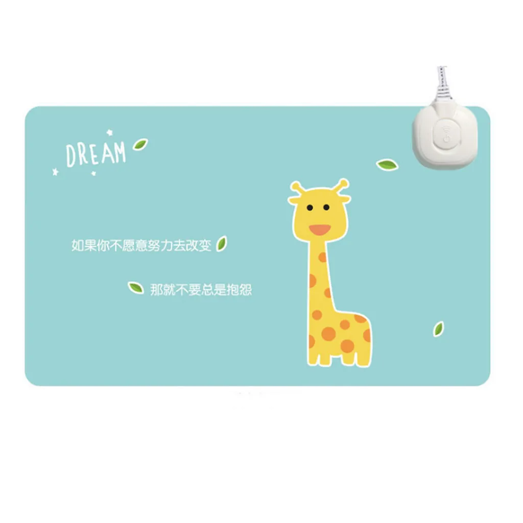 A USB Heated Mouse Pad Mouse Hand Warmer with Wristguard Warm Winter fashion Leisure Convenience practical high quality durable - Цвет: A