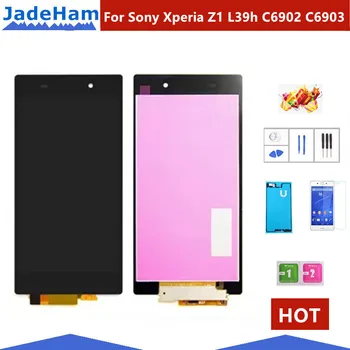 

5.0" for SONY Z1 Display L39h C6902 C6903 C6906 C6943 LCD For SONY Xperia Z1 LCD Display Touch Screen Digitizer