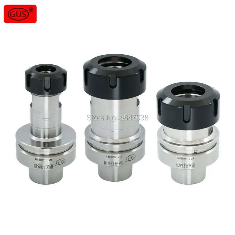

GUS HSK63F woodworking tool holder ER20 100L with ER20 chuck including 1 2 3 4 5 6MM