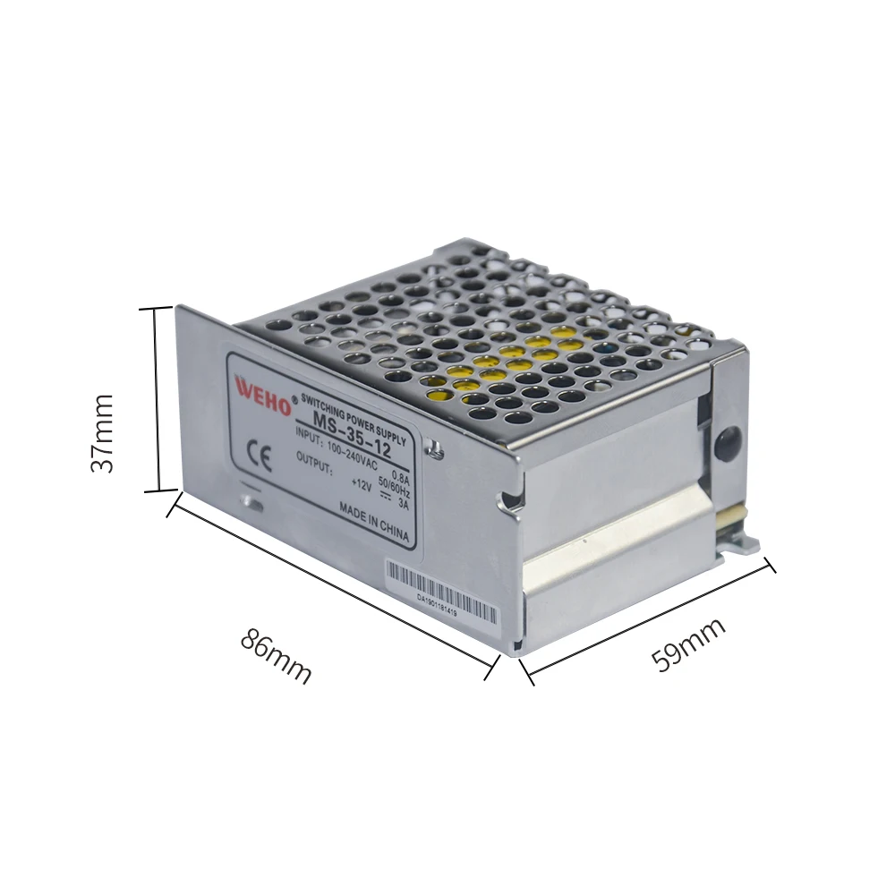 

35W DC 12V 24V Switching Power Supply 35W Output 1.5/Input DC 12/24V To 1.6A/115VAC 0.8A/230VAC Switch Power Supply Transformer