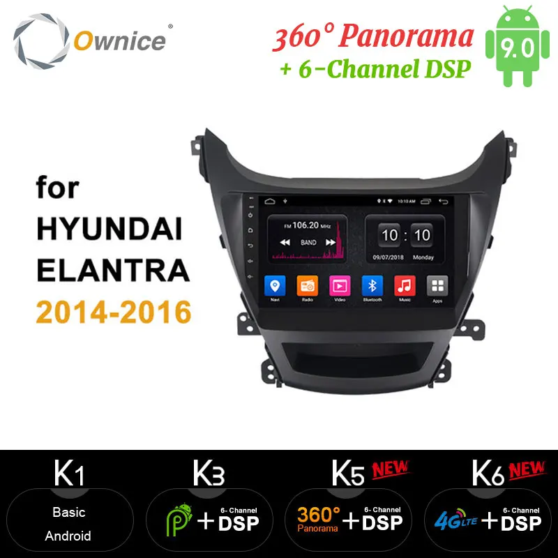 Ownice 360 Pano ram a 4G ram 64G rom Android 9,0 4G LTE SPDIF Автомобильный Радио Видео Плеер DVD gps navi " для hyundai Avante 2012