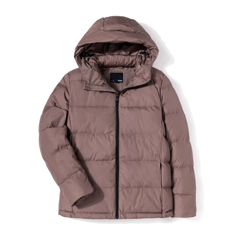 SEMIR пуховик для мужчин Зима Новая модная повседневная короткая куртка с капюшоном тренд красивый черный серый пуховик - Цвет: pink