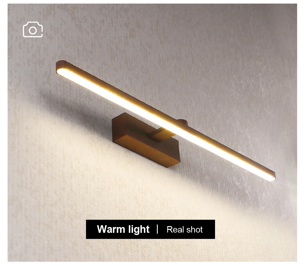 Lâmpada de Parede à Prova Lâmpada de Alta Corpo da Lâmpada de Ferro Arandela para Casa Luminária de Parede Nordic Dwaterproof Água Banheiro Espelho Qualidade Led 8 Luminárias de parede