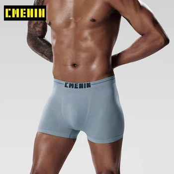 

New Arrival Comfortable Sexy Men Underwear Boxer Shorts Patchwork Long boxer Polyester Mens Boxershorts Underware Boxers Sexi