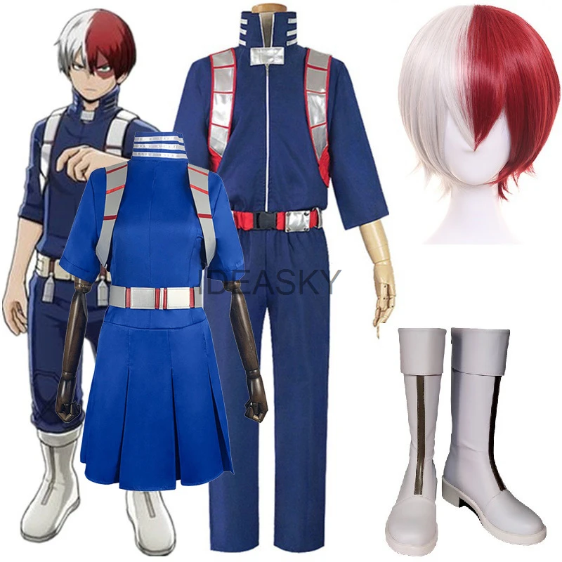 僕のヒーローアカデミアの女の子のための流行の衣装 コスプレ衣装 ハロウィーンのためのベルト付きの靴 アニメ コスチューム Aliexpress
