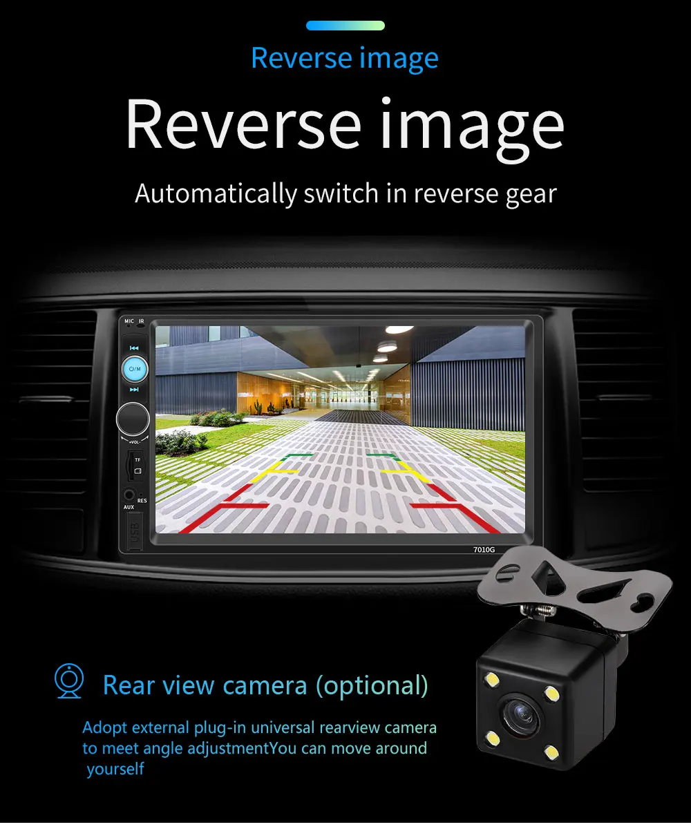 2 Din gps навигация Авторадио автомобильный Радио мультимедийный плеер камера Bluetooth Mirrorlink Android рулевое колесо стерео аудио