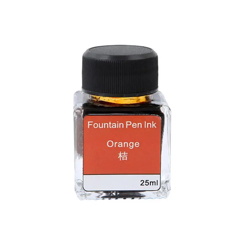 Цветастая Нетканая-чернила углерода для Dip авторучка для каллиграфического письма картина Graffi - Цвет: Orange