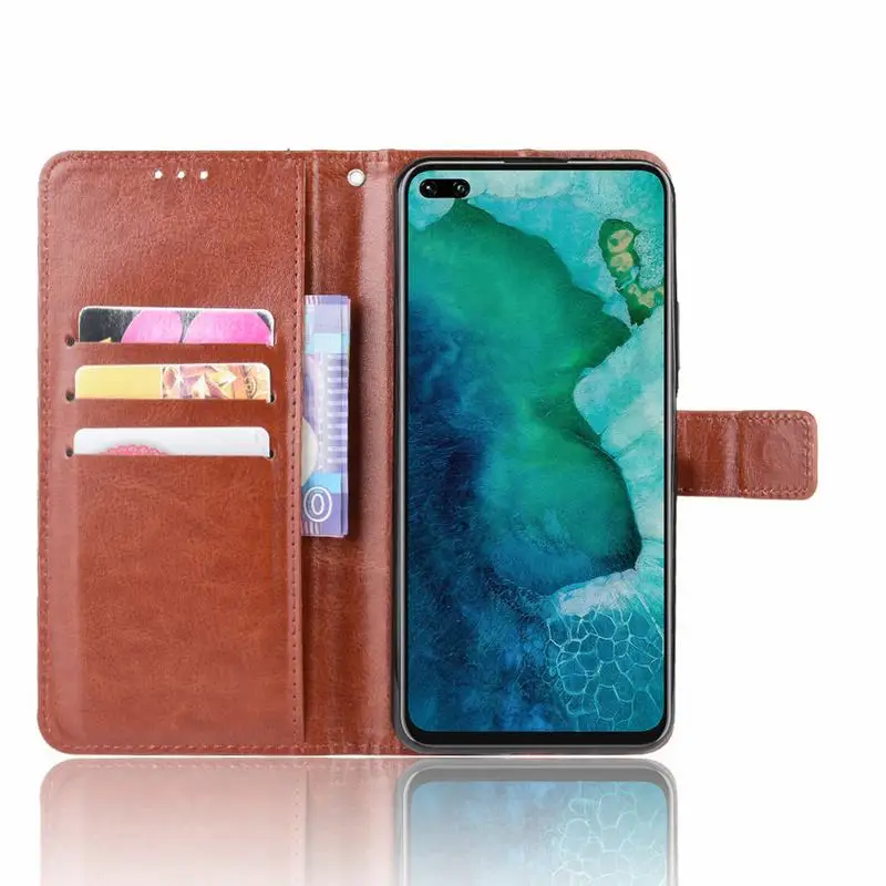Чехол для huawei Honor View 30 Pro, откидной Чехол, Роскошный чехол с магнитной застежкой и подставкой, кожаный чехол для телефона Honor View 30 Pro Coque