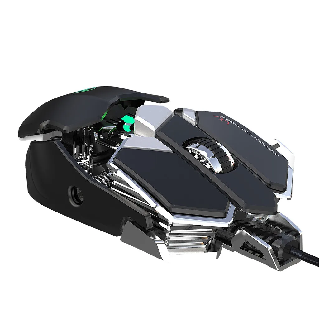 Игровая мышь проводная USB dpi Регулируемая макро программируемая мышь геймерская оптическая профессиональная RGB Mause игровая мышь для ПК компьютера
