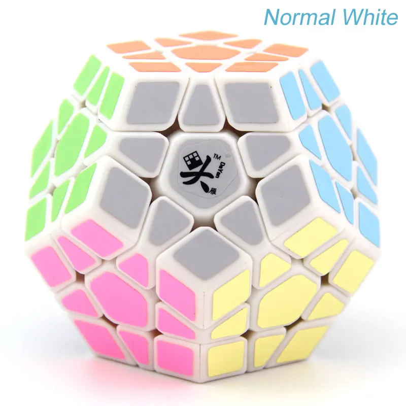 Высокое качество, DaYan, 3x3x3, Megaminxeds, магический куб, 3x3, Dodecahedron, Мудрая скорость, головоломка, рождественский подарок, идеи, детские игрушки - Цвет: Normal White