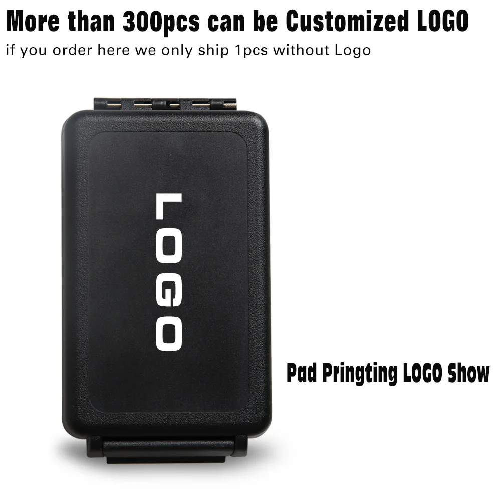 Pad Printing Logo FDBRO Чехол-держатель для наушников, сумка для хранения, коробка для наушников, чехол для переноски наушников, водонепроницаемые жесткие коробки, портативные аксессуары для гарнитуры - Цвет: Pad Printing Logo