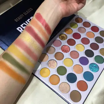 

40 Colors Makeup Eye Shadow Palette Matte Glitter Pressed Eyeshadow Palette Diamond Make Up Eye Shadow Magnet Palette
