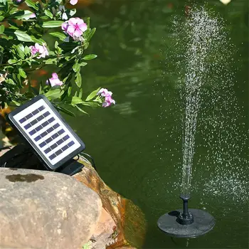 

Solar Powered Fountain Garden Pool Pond Decoration Solar Panel Floating Fountain Water Pump Outdoor Bird Bath Fountain