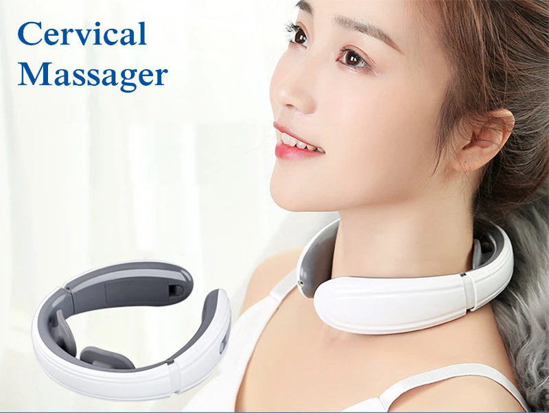 

Electric Neck Massager Smart Back And Neck Massager Cervical Body Massage Electric For Back Pain Shoulder Massage Relaxation