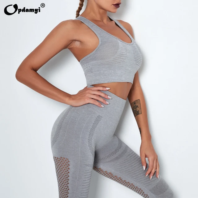 Women's Workout Sets 2 Piece Outfits High Waisted Yoga Leggings