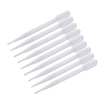 

1000PCS Transparent Pipettes Disposable Safe Plastic Eye Dropper Transfer Graduated Pipettes