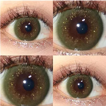 

New 2pcs/pair Candy Starry sky Color Yearly Color Cosmetic Contact Lens Enlarge Pupil Contact Lenses for Eyes Colored Eye Lenses