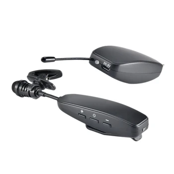 

UHF Wireless Lavalier Lapel Microphone 30M Range Voice Amplifier for Recording Video,Teaching,Meeting and Speaking