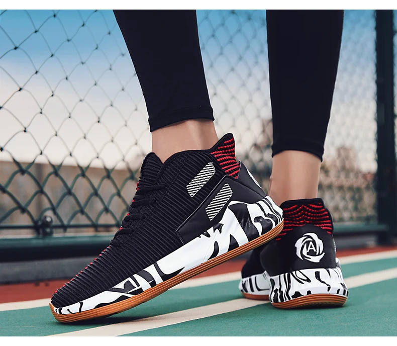 Мужские баскетбольные кроссовки Lebron James High Top Light Gym тренировочные мужские кроссовки для занятий на открытом воздухе дышащая подушка спортивная обувь