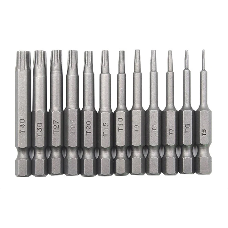 Набор сверл Torx, 12 шт., быстрая замена, набор сверл для отвертки MF999