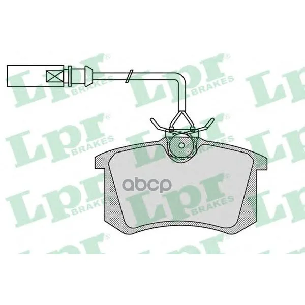 Колодки Тормозные Ford Galaxy 95-06/Seat Alhambra 96-10/Vw Sharan 95-(R15)Задние Lpr 05p980 Lpr арт. 05P980