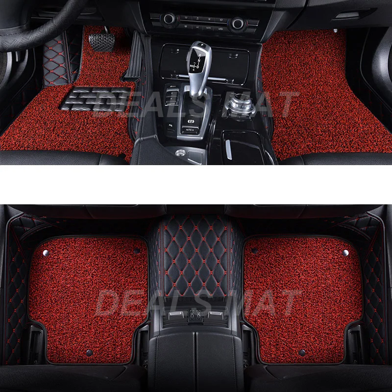 Doppel schicht Leder 3D innen Teile Angepasst Auto Boden Matte Für Kia  Sportage 3 4 2019 2021 2020 Teppiche Teppich pads Zubehör - AliExpress