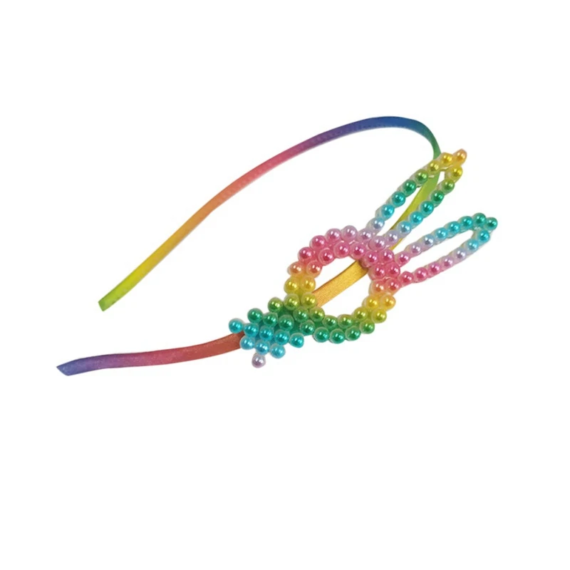 Детская повязка на голову милый дизайн с жемчугом для девочек головной убор