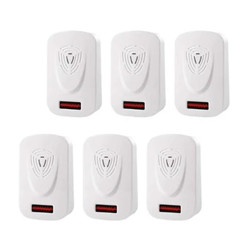 

6 Pcs Ultrasonic Mosquito Repeller Electronic Wall Plug in Mosquito Repellent Indoor Reject for Mosquito, Mice