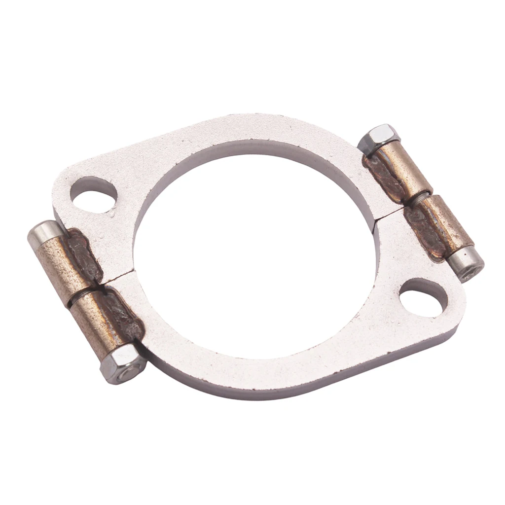 3'' Universal Mild Steel Flange Exhaust Pipe 2 bolt oval Cat Back Header