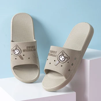 

2020NewIndoor Slippers Men's Antiskid Soft Bottom Indoor Bathroom Household Antiskid Slippers Men's Mute Men Shoes