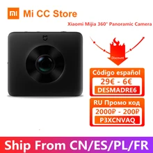 Auf Lager Xiaomi Mijia Kugel 360 ° Panorama Kamera Ambarella 3,5 K Video Aufnahme 1600mAh Ansicht Action Sport Kamera kit