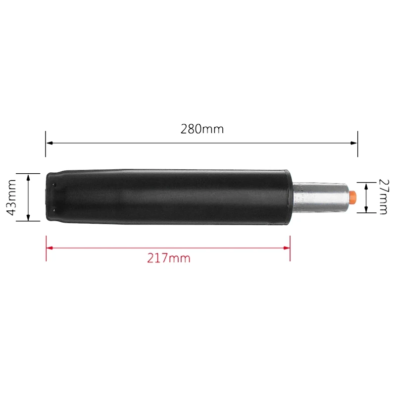 Ceny Ciężki 11 Cal pneumatyczny pręt podnośnik gazowy Cylinder krzesło akcesoria zamienne do ogólnych krzesła biurowe krzesła komputerowe