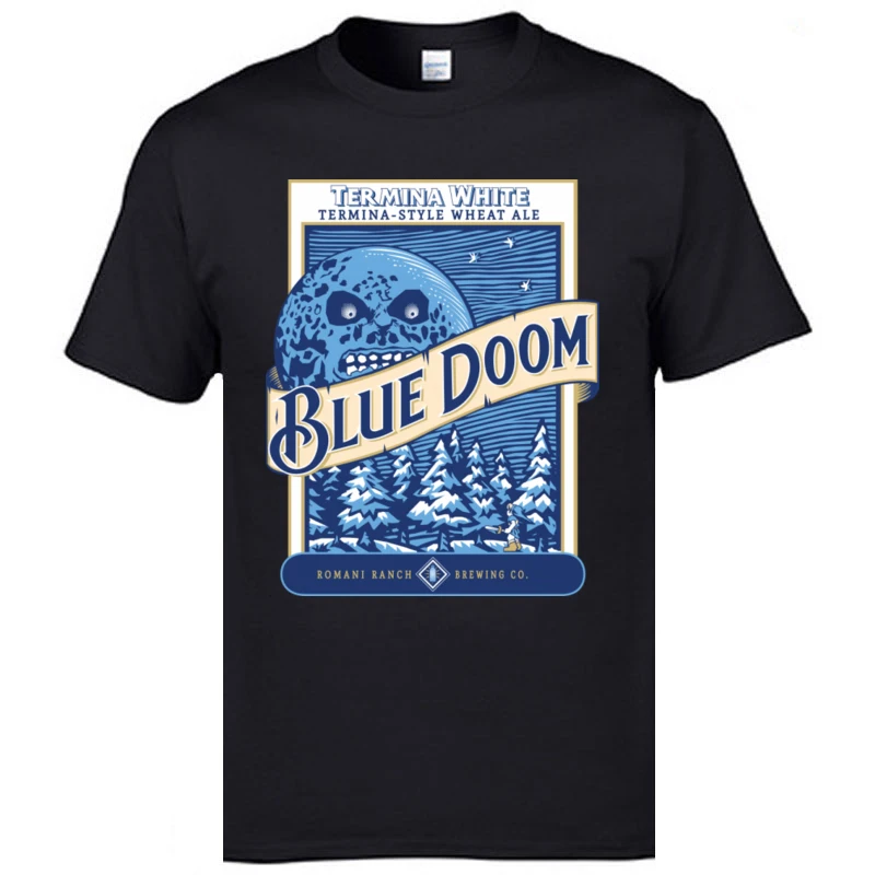 

High Quality Black Tops T Shirt Casual Tee Shirt Mens Pure Cotton Print Clothing Shirt Cookies Monster Funny Clothing Shirt